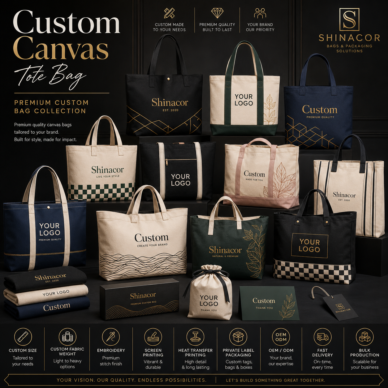 Custom Canvas Tote Bag