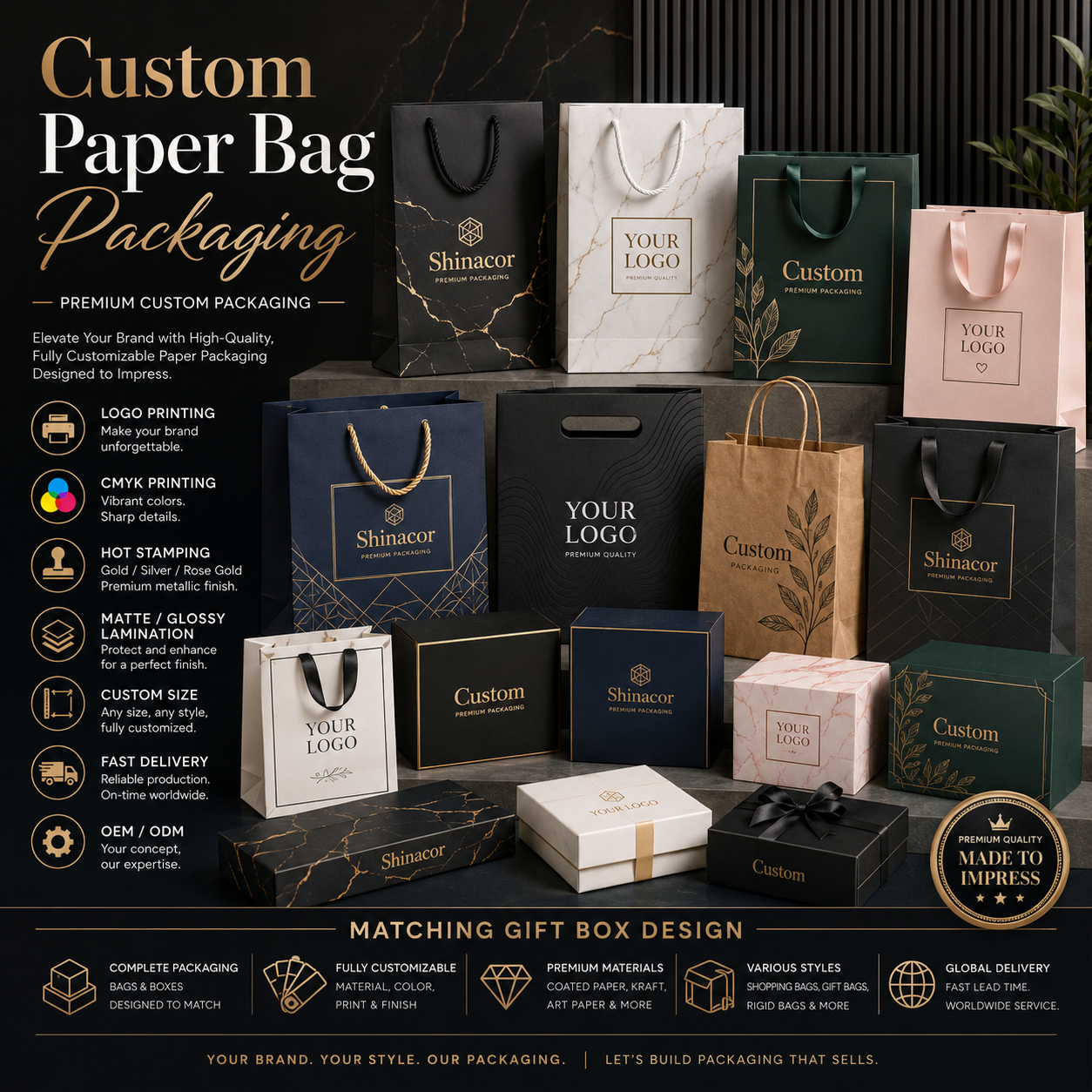 Custom Paper Bag Packaging