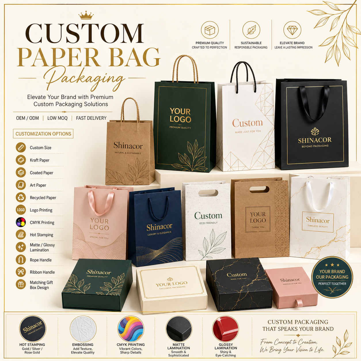 Custom Paper Bag Packaging