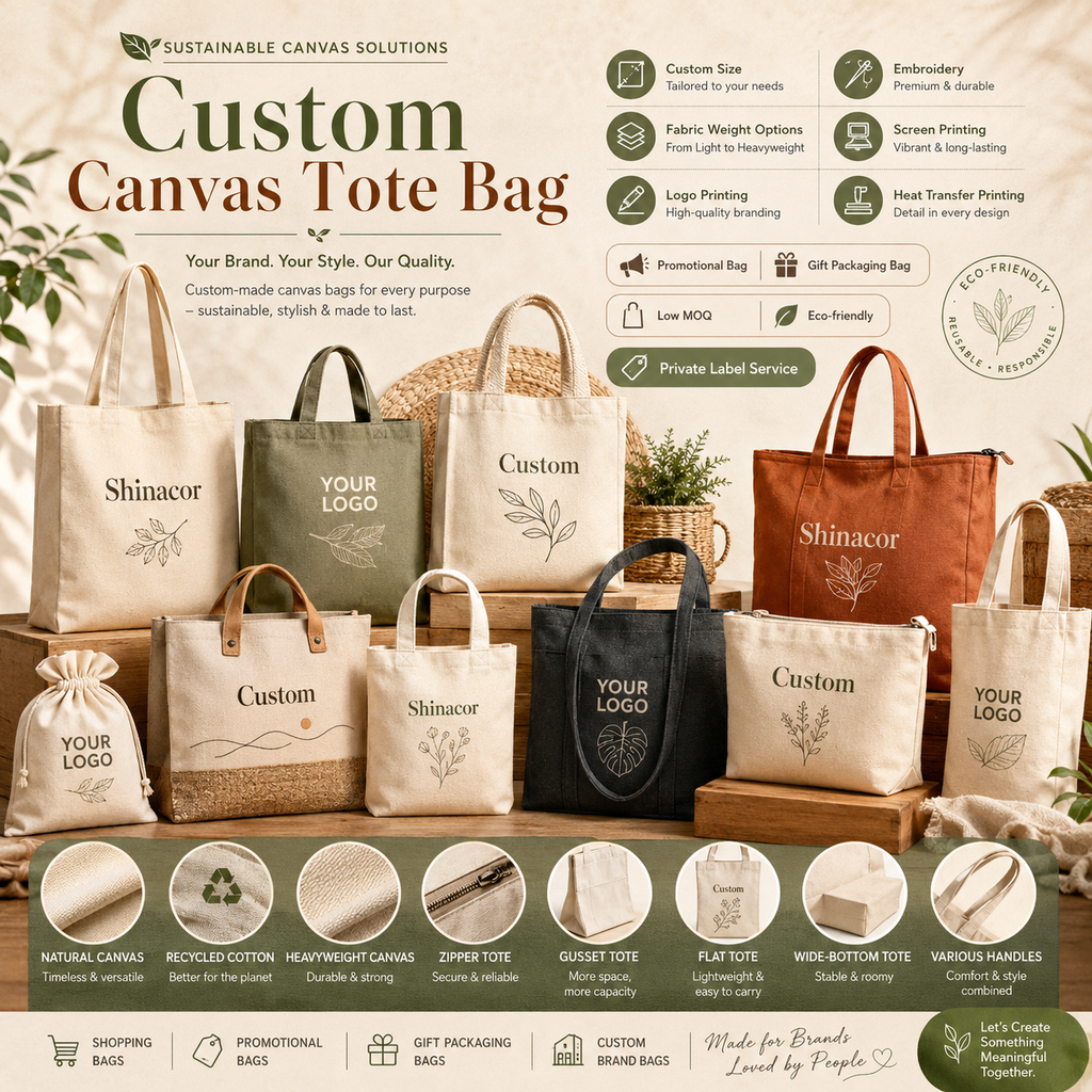 Custom Canvas Tote Bag